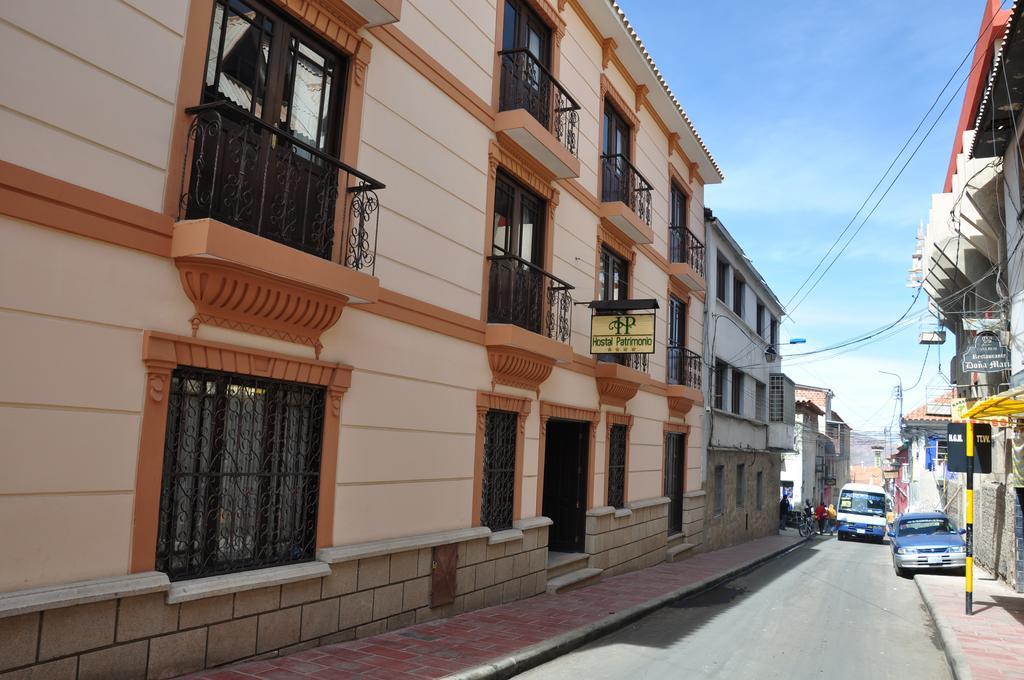 Hostal Patrimonio - Potosí Zewnętrze zdjęcie